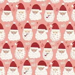 Father Christmas in Coral Pink