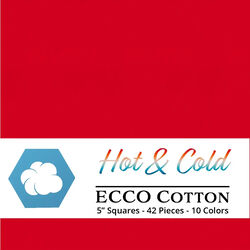 Ecco Cotton 5" Square Pack in Hot and Cold