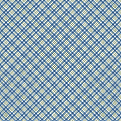 Diagonal Plaid in Blue