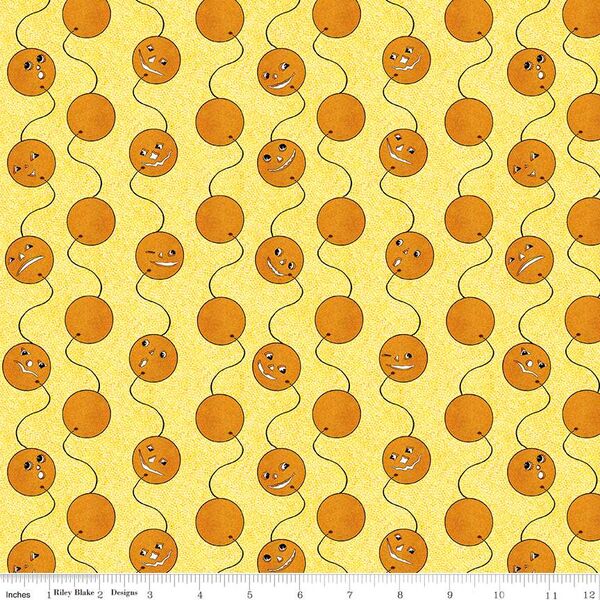 Jack-O-Latern Balloons in Yellow