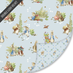 Peter Rabbit and Benjamin Bunny Double Lush Velvet
