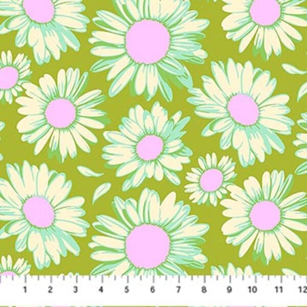 Sunshine Daisies in Olive