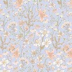 Lily Garden in Periwinkle
