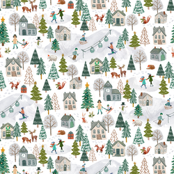 Alpine Scenery in Snow