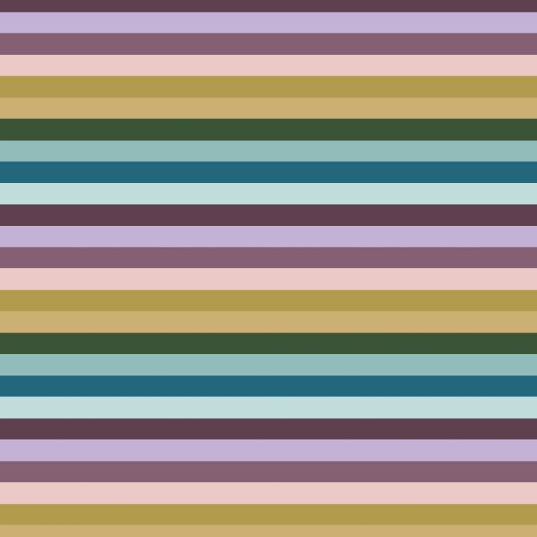 Little Look Lively Stripe in Painted Unicorns