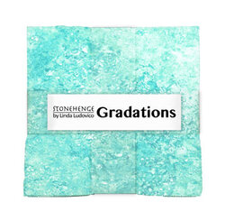 Stonehenge Gradations 10" Square Pack in Peacock