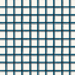 Window Pane Check in Corsair Blue