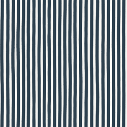 Winter Candy Stripes in Midnight