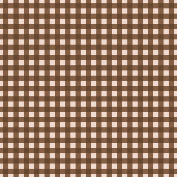 Gingham in Dark Chocolate