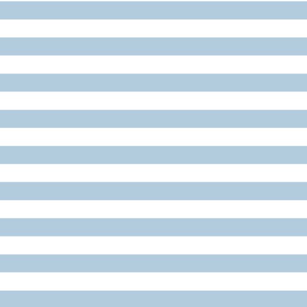Horizontal Candy Stripe in Sky