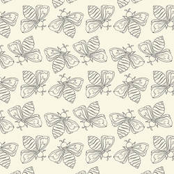 Pollinator in Ebony on Cream