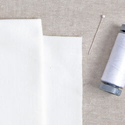 Medium Weight Jersey Knit in Non Optic White