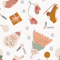 Large Holly Jolly in Sweet Cream
