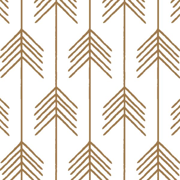 Vanes in Ochre on White