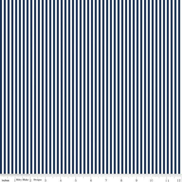 1/8" Stripe in Navy