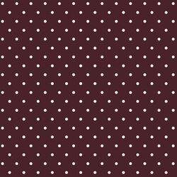 Simple Polka Dots in Maroon