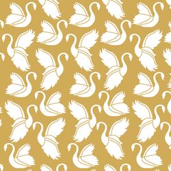 Swan Silhouette in Straw