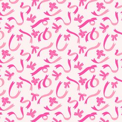 Ribbons and Bows in Candy Pink