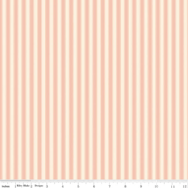 Stripes in Peach