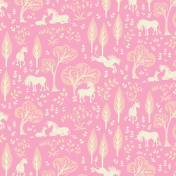 Unicorn Forest in Magical Pink