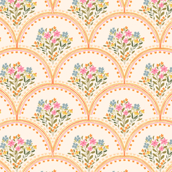 Scalloped Garden in Vintage