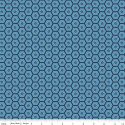 Hexies in Blue