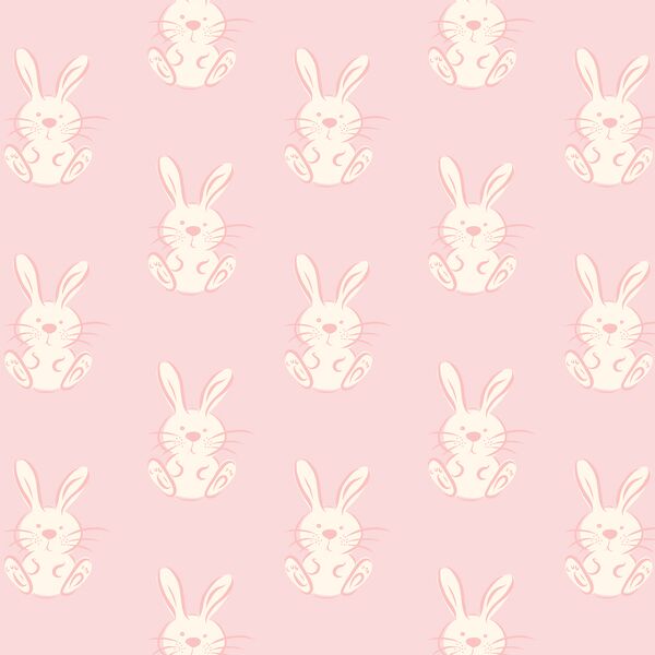 Spring Bunny in Pink Lace