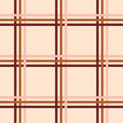 Large Sketched Plaid in Brown Sugar