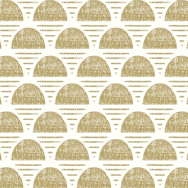 Daybreak in Antique Gold on Ivory