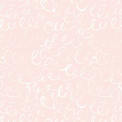 Love Letter Scribbles in Blush