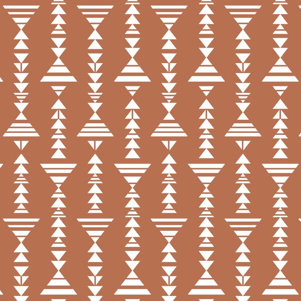 Little Tribal Stripe in Terracotta