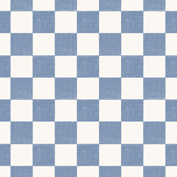 Checkered in Slate Blue