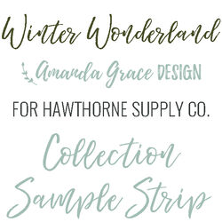 Winter Wonderland Sample Strip