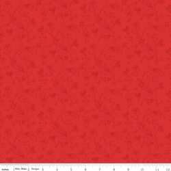 Flower Vines in Red