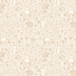 Woods of Whimsy in Oak on Cream