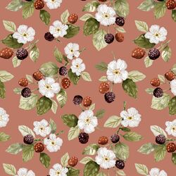 Raspberry Garden in Persimmon