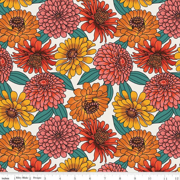Zinnia in White
