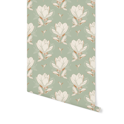 Magnolias in Sage Green