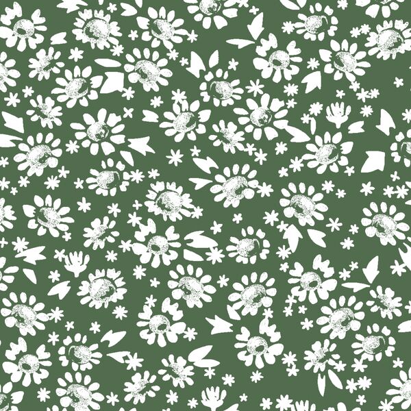 Daisies in Kale