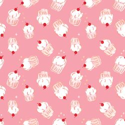Cupcakes in Bubblegum Pink