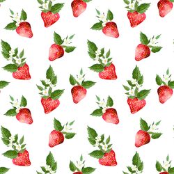 Strawberry in White