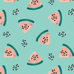 Watermelon in Pool