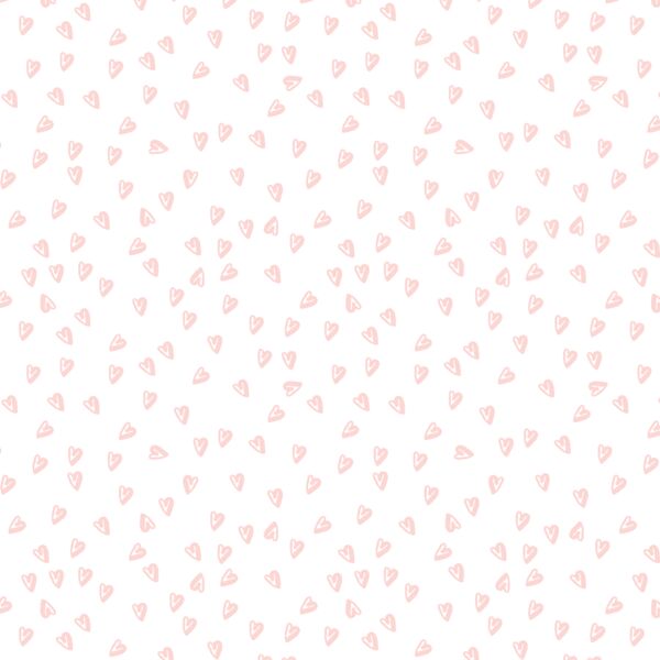 Little Sugar Hearts in Meringue Pink