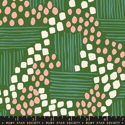 Aerial View in Dark Green