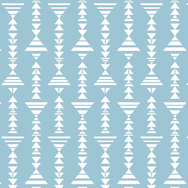Little Tribal Stripe in Bluebell