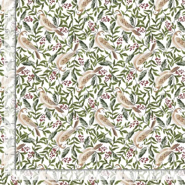 Turtle Doves in White