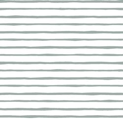 Artisan Stripe in Eucalyptus on White