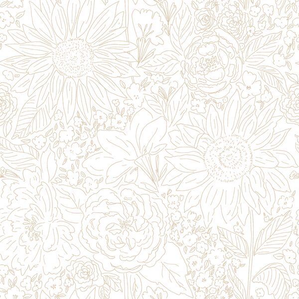 Paperie in Tan on White