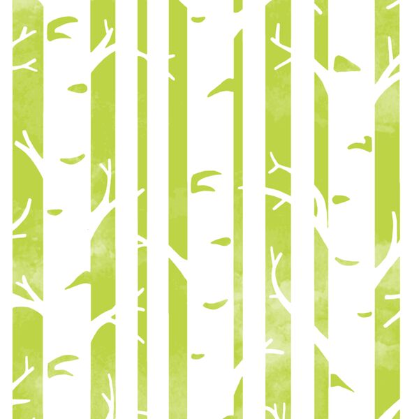 Big Birches in Lime