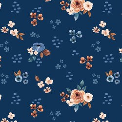 Gathered Bouquets in Royal Navy